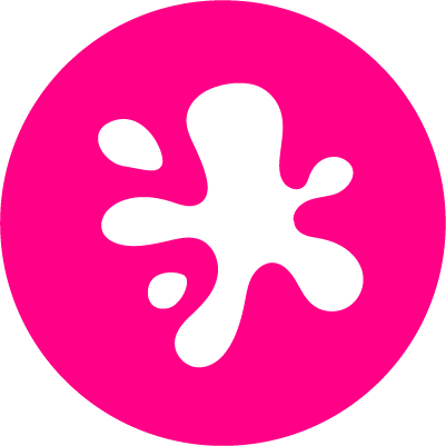 Pretty Muddy pink circle icon