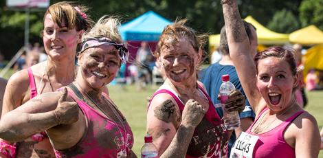 Women at a Pretty Muddy event